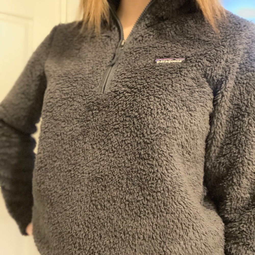 Grey/Navy Patagonia Quarter-Zip